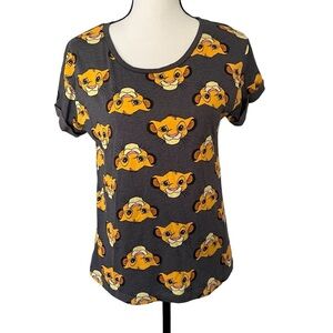 Lion King Simba Disney Short Sleeve T Shirt